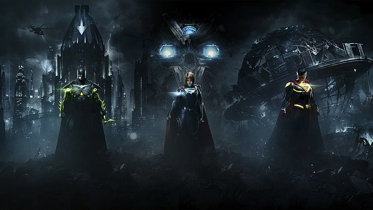 Justice League wallpapeer, video games, Injustice 2, DC Universe, HD wallpaper