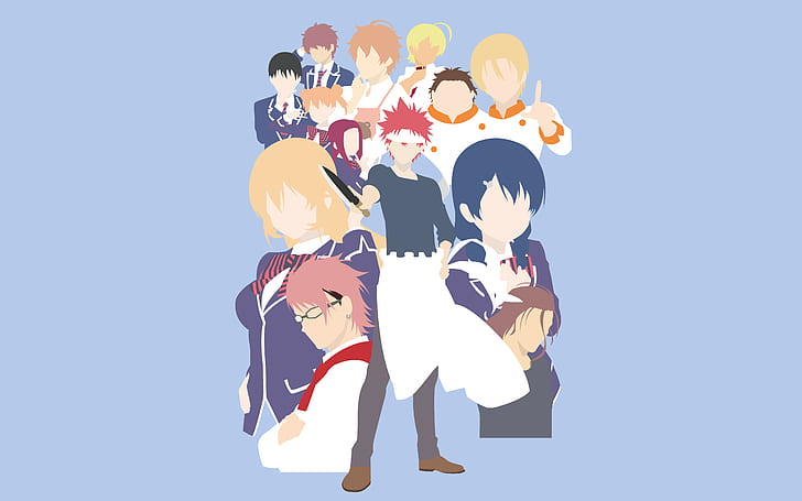 Anime, Food Wars: Shokugeki no Soma, Erina Nakiri, Ikumi Mito, HD wallpaper