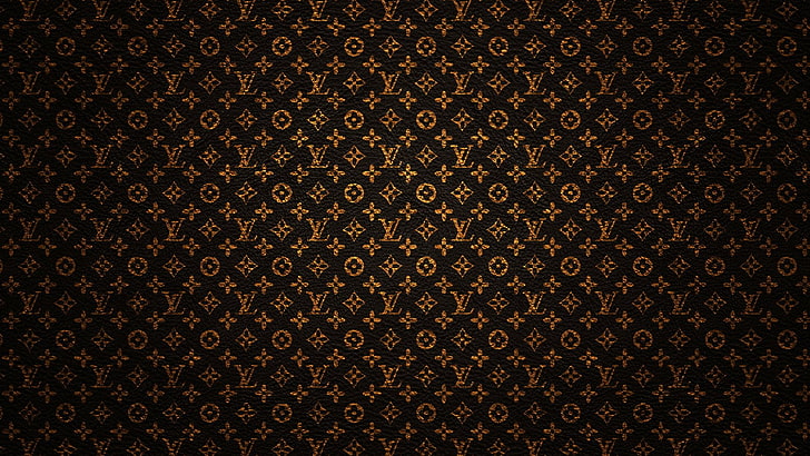 HD wallpaper: Products, Louis Vuitton, backgrounds, pattern, dark, full  frame