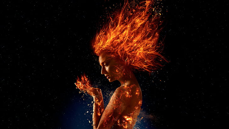 untitled, X-Men: Dark Phoenix, Sophie Turner, 4k, HD wallpaper