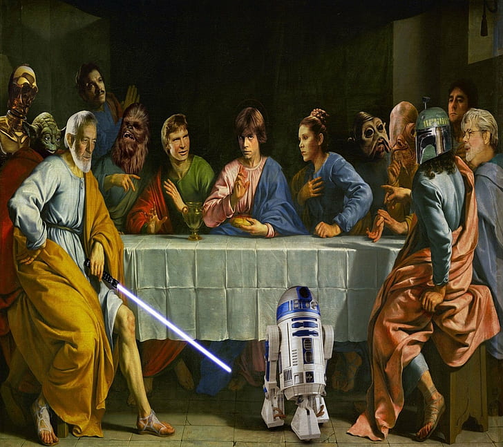 3PO, Admiral Ackbar, Boba Fett, C++, chewbacca, D2, George Lucas, HD wallpaper
