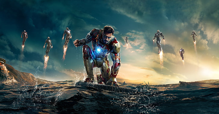 Iron-Man 3 poster, Robert, Iron Man, Tony Stark, iron man 3, Robert Downey, HD wallpaper