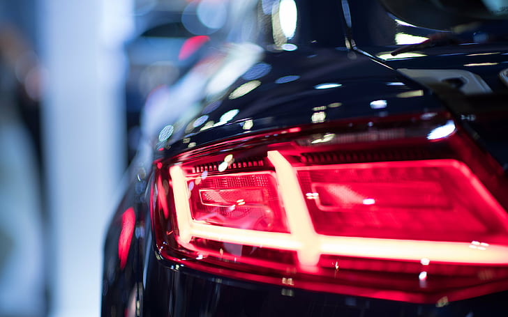 Audi, car, Tailights, HD wallpaper