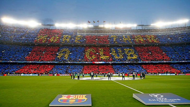 fc barcelona, stadium, football, structure, efa champions league
