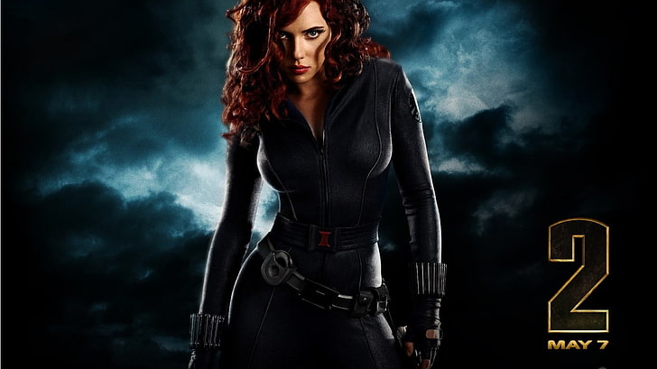 Marvel's Black Widow, comics, Scarlett Johansson, Iron Man 2, HD wallpaper