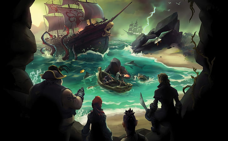 sea of thieves 4k hd  with high resolution