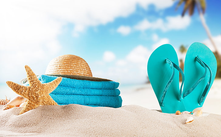 HD wallpaper: Summer Beach Background, Seasons, Sand, Starfish, Relax,  Holiday | Wallpaper Flare