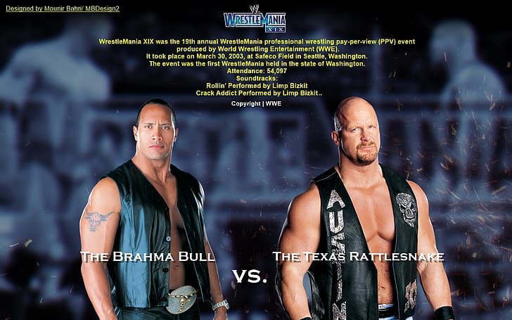 HD wallpaper: Stone Cold Steve Austin, Dwayne Johnson, WWE, wrestler,  wrestlemania | Wallpaper Flare
