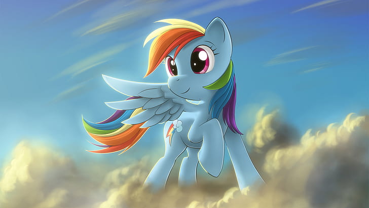 My Little Pony Rainbow Dash HD, cartoon/comic, HD wallpaper