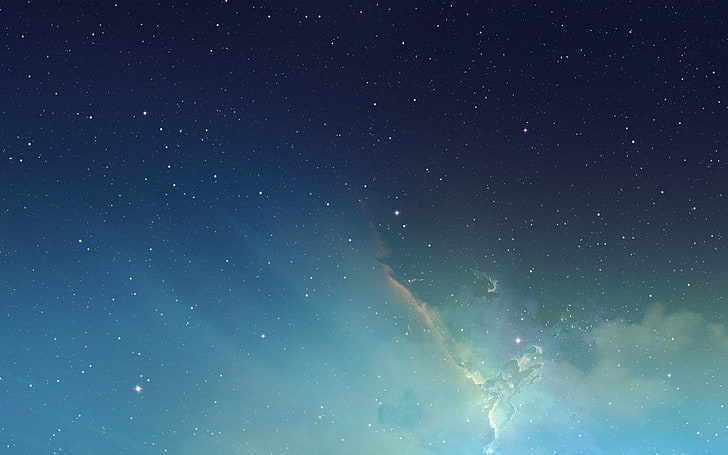Apple iOS 10 iPhone 7 Plus HD Wallpaper 10, starry night vector art, HD wallpaper