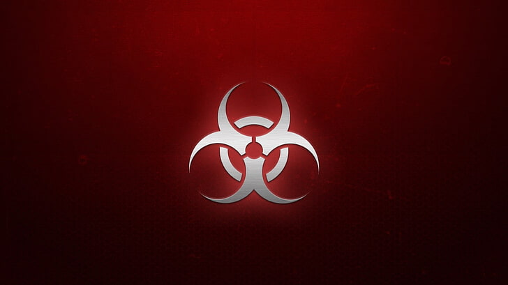 Hd Wallpaper Biohazard Logo Red No People Studio Shot