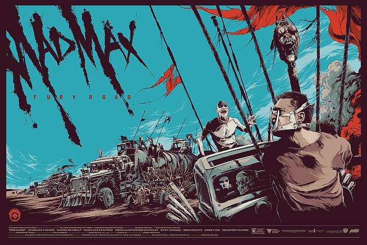 Hd Wallpaper Poster Mad Max Movie Poster Mad Max Fury Road Illustration Wallpaper Flare