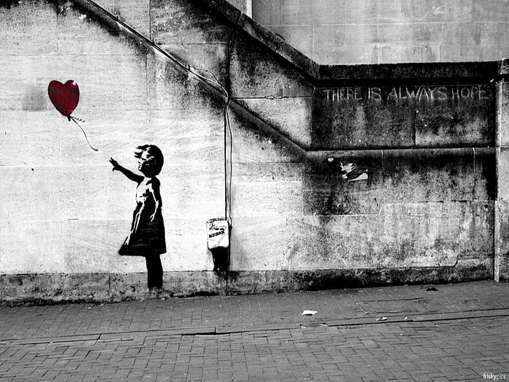 Banksy, Graffiti, HD wallpaper