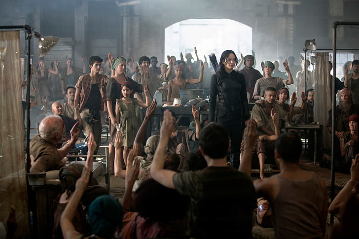 Hunger Game Mocking Jay movie still, Jennifer Lawrence, Katniss Everdeen, HD wallpaper