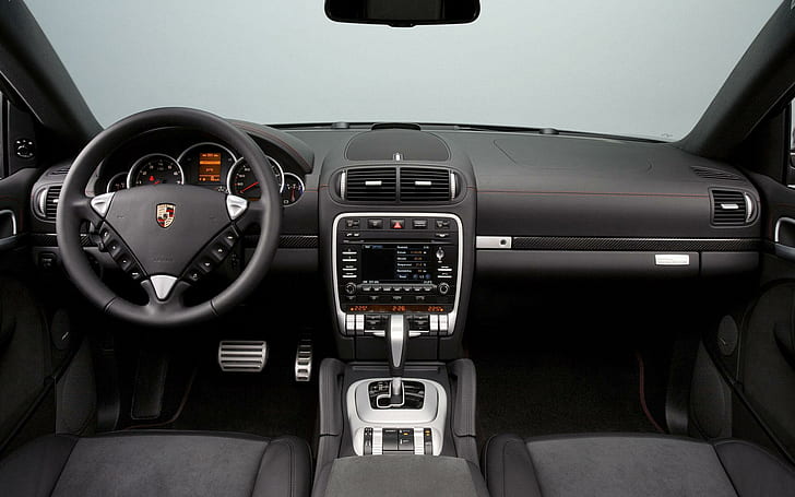 Porsche Cayenne GTS Design, car interior, cars, HD wallpaper