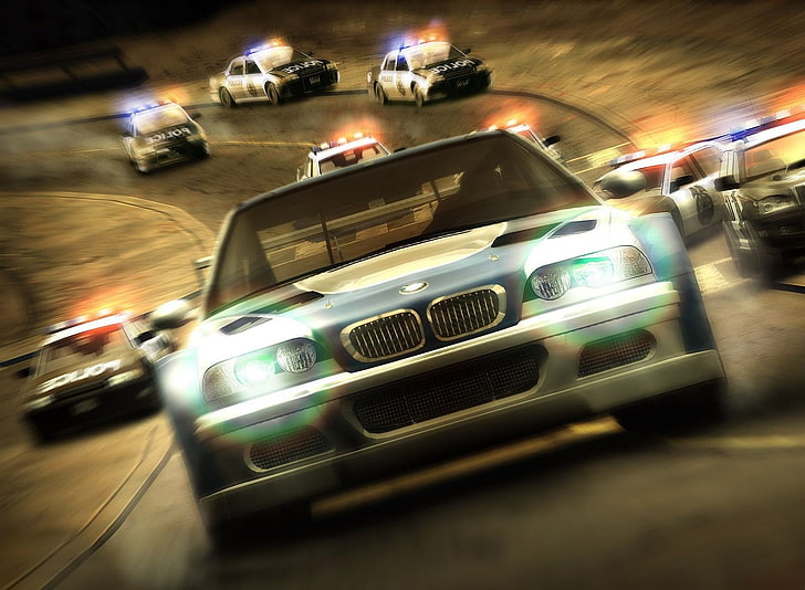 Need for Speed Most Wanted, car-themed game cover, Games, Chase