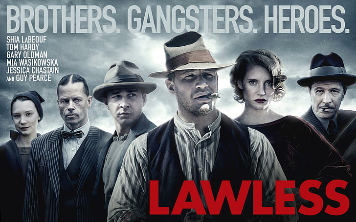 Lawless Movie, brothers gangsters heroes movie, movies
