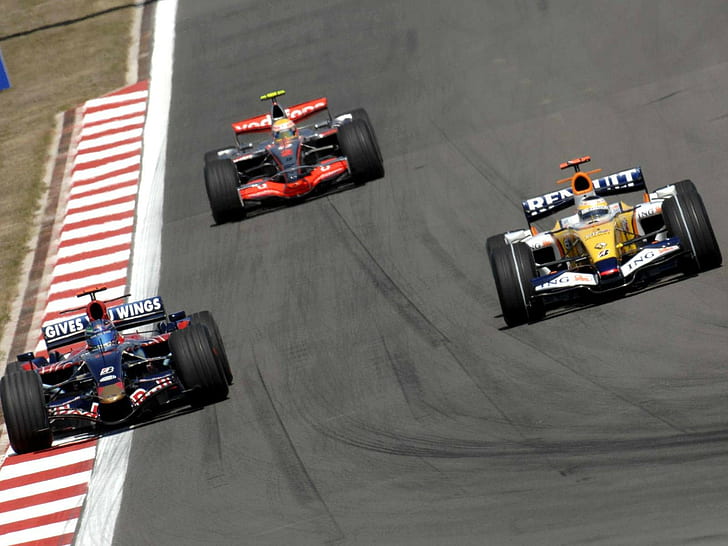 Fernando Alonso, Renault F1 Team, race cars, sports, Formula 1, HD wallpaper