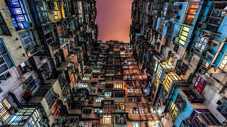 hongkong, quarry bay, china, city, cityscape, building, street, HD wallpaper