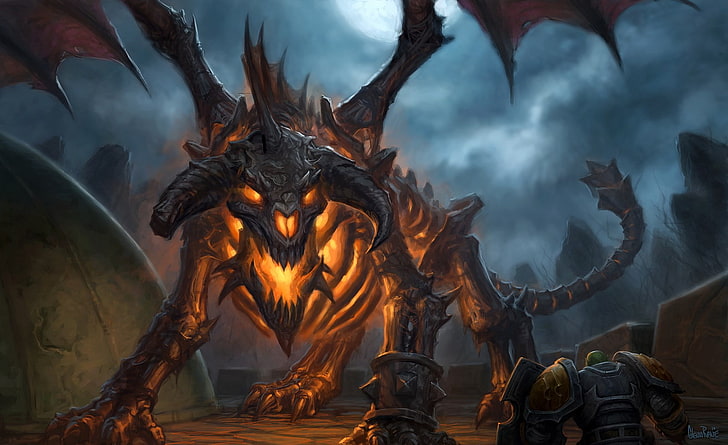 world of warcraft the burning crusade, flame, fire, fire - natural phenomenon, HD wallpaper