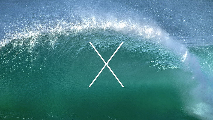 MAC OS X Mavericks HD Desktop Wallpaper 06, seawaves, water, transportation