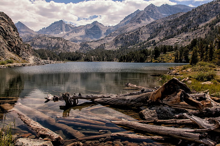 photography of mountain during daytime, long lake, california, long lake, california, HD wallpaper