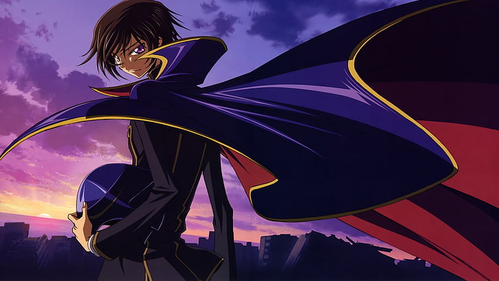 Code Geass, Lamperouge Lelouch, anime, sky, cloud - sky, low angle view