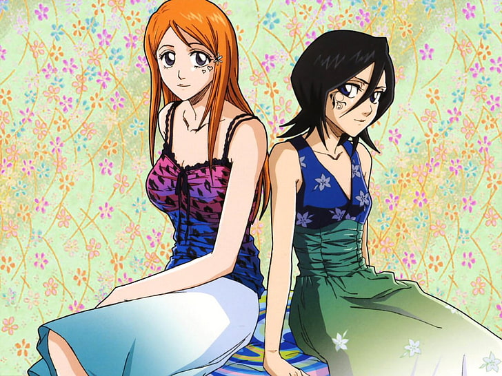 HD wallpaper: Bleach Friends Friends Anime Bleach HD Art, Rukia, orihime 25...