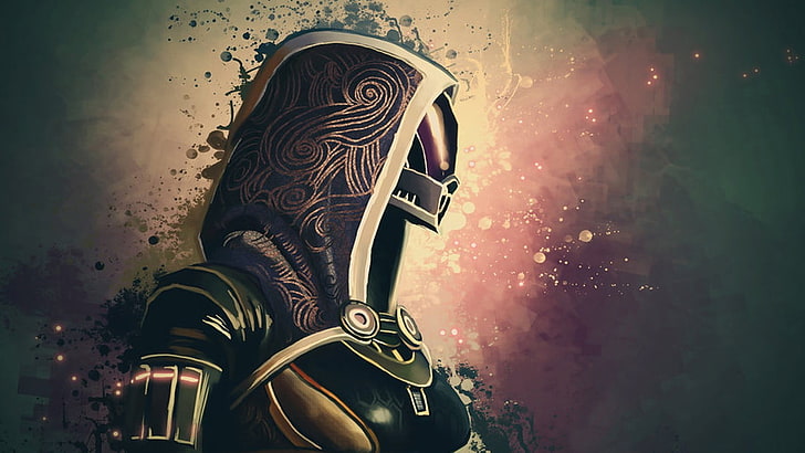 Tali'Zorah, Mass Effect, video games, low angle view, architecture, HD wallpaper