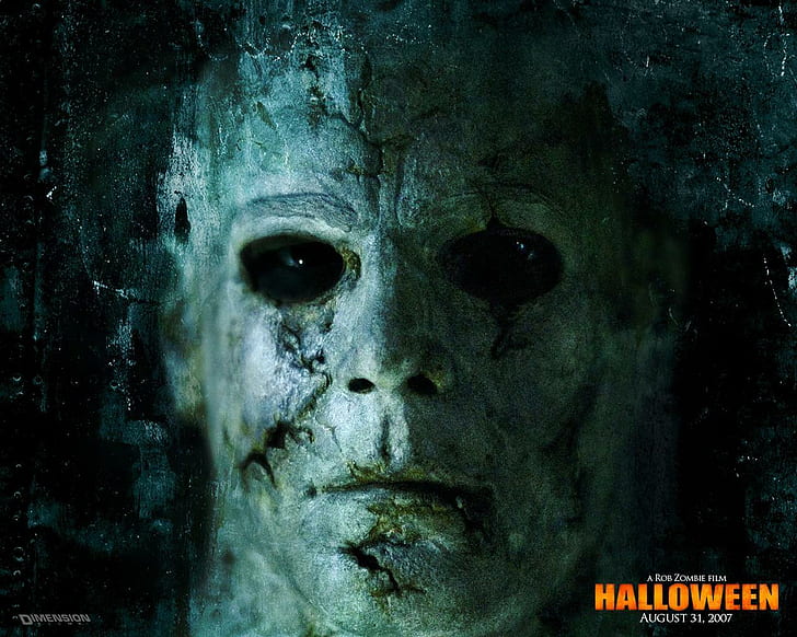 halloween 2, michael myers, face, mask, killer, maniac, fear