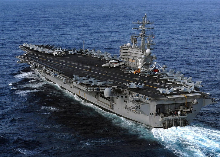 Warships, USS Ronald Reagan (CVN-76), Aircraft Carrier, Boat