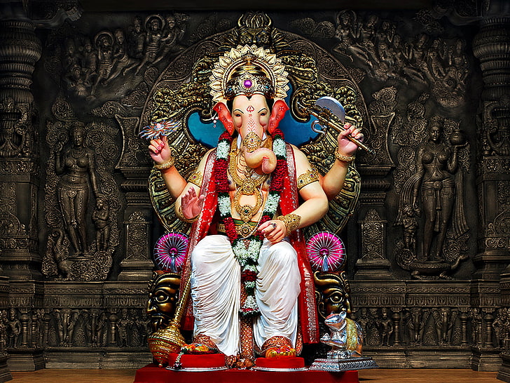 HD wallpaper: Happy Ganesh Chaturthi, Lord Ganesha wallpaper, Festivals /  Holidays | Wallpaper Flare