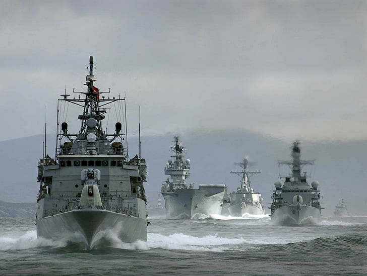 warship, military, vehicle, HD wallpaper