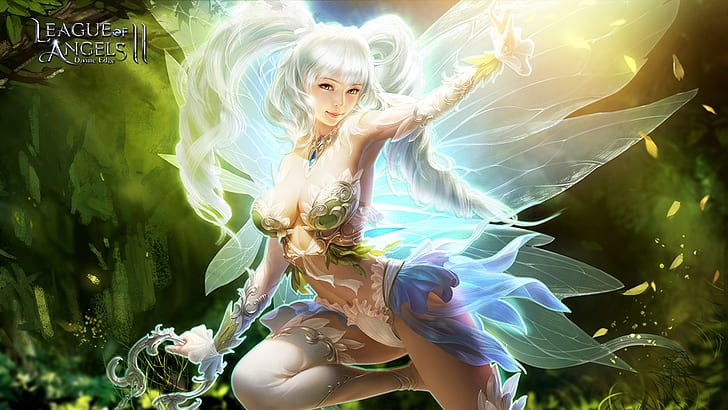 Flora Angel Of Flower Characters League Of Angels 2 Warrior Hd Wallpaper For Desktop 1920×1080