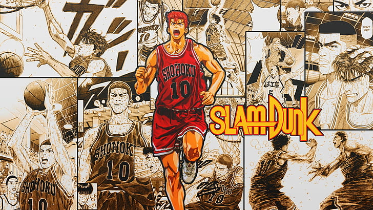 Slam Dunk Anime Hanamichi Sakuragi HD wallpaper  Pxfuel