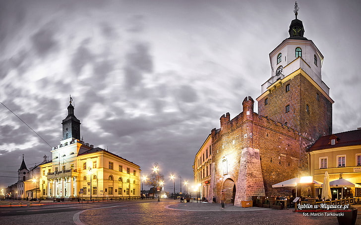 Lublin, Poland, Polish, cityscape, Tourism, tourist, Europe, HD wallpaper