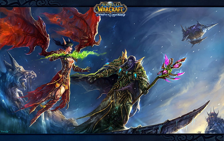 World of Warcraft wallpaper,  World of Warcraft, water, animal
