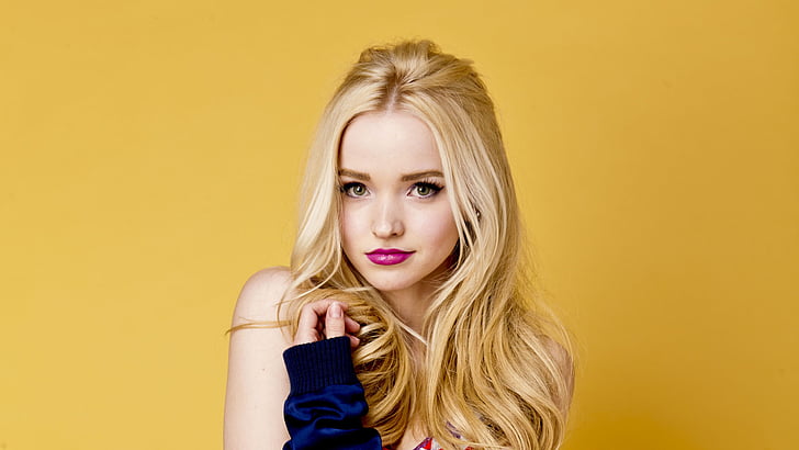 woman with blonde hair, Dove Cameron, HD, 4K