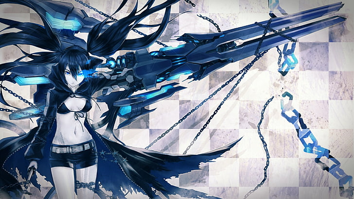 Black Rock Shooter, day, real people, wall - building feature, HD wallpaper
