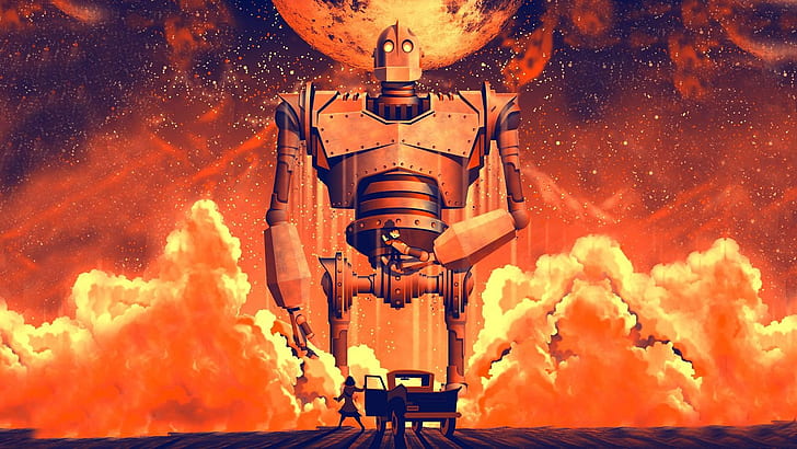 My Iron Giant The iron giant Robots artworks Robot Vintage Robot HD  wallpaper  Pxfuel