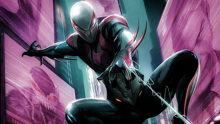 Marvel Comics  Spider-Man 2099  Miguel OHara  Spider-Man, HD wallpaper