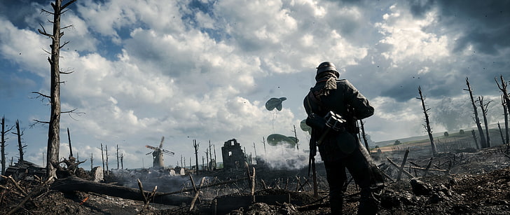 Call of Duty digital wallapaper, Battlefield 1, EA DICE, World War I