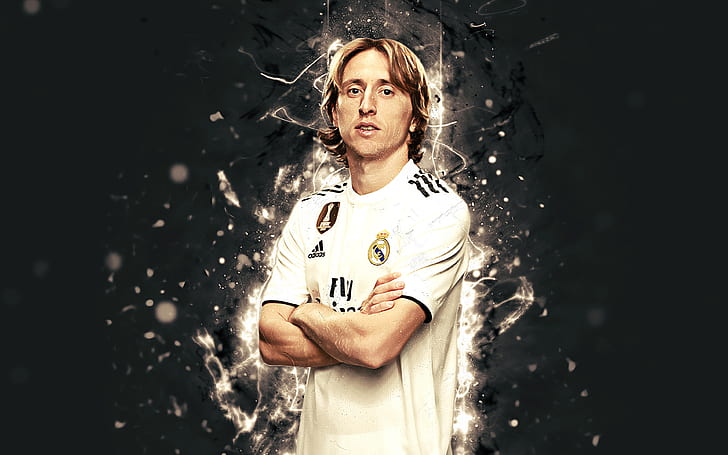 Soccer, Luka Modrić, Croatian, Luka Modric, Real Madrid C.F., HD wallpaper