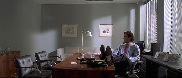Movie, American Psycho, Christian Bale, HD wallpaper