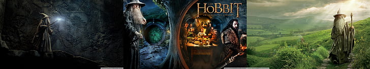 anneaux, des, hobbit, lord, monitor, multi, multiple, ring, HD wallpaper