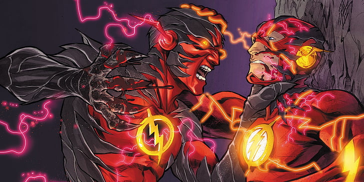 DC The Flash illustration, DC Comics, multi colored, creativity, HD wallpaper