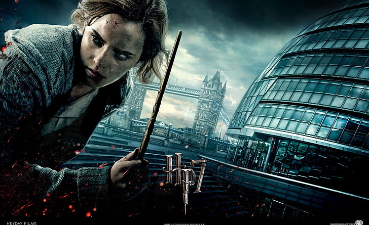 Harry Potter And The Deathly Hallows - Hermione, Harry Potter 7 poster, HD wallpaper
