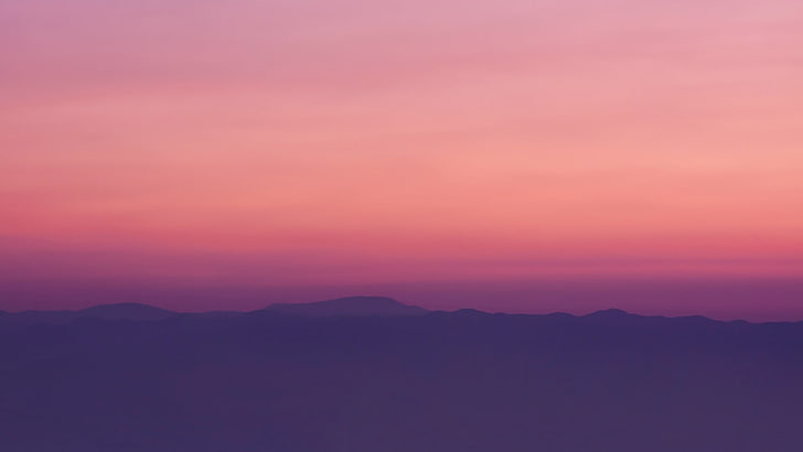 rocky mountain, areal photography of mountsin, sunset, mountains