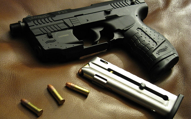 Weapons, Walther P22 Handgun, HD wallpaper
