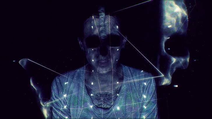 person showing skeleton illustration, Linkin Park, technology